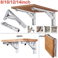 Triangle Bracket Folding Angle Heavy Support Adjustable Wall Mounted Bench Table Shelf Bracket Furniture Hardware Bracket