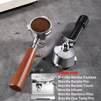 54mm Double Spout Coffee Portafilter For Breville 870/875/878/880 Coffee Handle With Basket For Solis 1170/1019 Barista Tool
