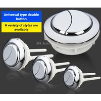 Bathroom Toilet Flush Button Dual Flush Toilet Tank Buttons Flush Toilet Water Tank Button Bathroom Accessories 45/58/69mm Round