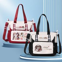 Tian Guan Ci Fu 2026 Spiel Anime Cosplay Huacheng Xielian Etc. Unisex 2026 Neue Kontrastfarbene Aufbewahrungstasche mit Schultergurt