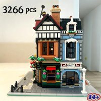 Big Sale Tudor Corner Modular 3266PCS Building Blocks Creative Expert Bricks Street Views Toys Birthday Gifts image 4