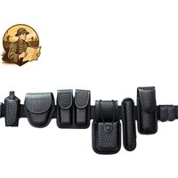 High Quality Tactical Belt Set with Molded Handcuffs Training System for Duty Outdoor Camping Travel Lighting Accessories