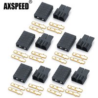 AXSPEED 1/5/10/20 Pairs Male Female Connector Plug for RC TRX Lipo/NiMh Battery Brushless ESC Motor