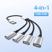 4 Ports USB HUB Adapter Type C Expander Converter Multi Ports HUB Splitter Connector For Macbook Air Pro Laptop PC Accessories