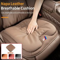 Premium Leather Car Seat Cushion Covers Breathable All Season Seat Mats for BMW 3 4 Series 3GT G20 G21 G28 F30 F31 F34 F35 F36