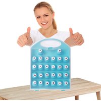 26pcs English letters Mini Paper Punchers with Case, Uppercase Alphabet Crafting Shapes, Scrapbook Paper Punchers for Crafting