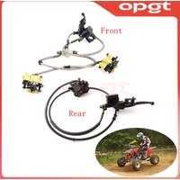 OPGT Front or Rear Disc Brake Master Cylinder Hydraulic Caliper Assembly For 50cc 70cc 90cc 110cc 125cc ATV Buggy Quad Bike Part