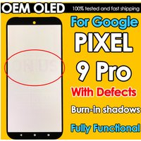 With Burn in OEM 120hz OLED For Google Pixel 9 Pro Screen Replacement LCD Phone Mobile Display Touch Digitizer Assembly 9pro