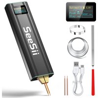 Seesii Mini Battery Spot Welder Kit with 5.0Ah Battery 80 Gears Portable Spot Welders for 18650 Battery Welding Nickel Sheets Welding Tool Kit image 3