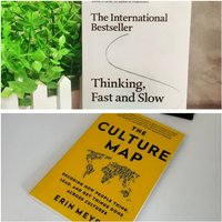 Cultural Map, Thinking, Fast and Slow 2 Books. book libreria libros english books philosophy books