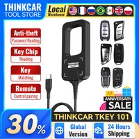 THINKCAR Tkey 101 Car Programming Tools With 6 Unit Remote Keys Support Key Chip Reading Remote Control Pairing For 689BT 892BT