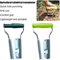 Garden Bulb Planter Tool, Manual Seedling Transplanter Hole Digger for Planting Bulbs, Seeds & Seedlings