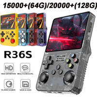 R36S Retro Handheld Game Console Linux System 3.5 Inch IPS Screen Portable Pocket Video Player 64GB 128GB Games Kid Boy Gifts