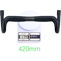 AliExpress Ultra-Light BALUGOE Carbon Fiber Road Bicycle Handlebar Small Bend UD Matte Support Full Internal Wiring for Enhanced Control