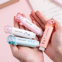 1Pcs Mini Cat Paw Eraser Push Pull Pencil Cleaning Stationery Eraser School GiftCean Scratch Free Eraser Correction Eraser