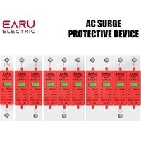 AC 385V SPD 1P 2P 3P 4P 20KA 30KA 40KA 60KA House Lightning Surge Protector Protective Solar PV Low-Voltage Arrester Device