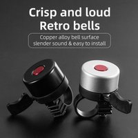 ROCKBROS Bicycle Bell MTB Road Handlebar Bike Horn Safety Sound Alarm Cycling Ring Bell Warning Bells Bicycle Accessories