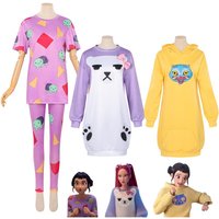 KPop Demon Hunters Halloween Cosplay Costume Rumi Zoey Mira Sleepwear Carnival Theme Party Role Playing Outfit Girls Women
