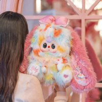 Baby Three 400% Lily Rabbit Town V5 Plush Blind Box Large Size Stuffed Bunny Doll Kawaii Soft Plush Toy Home Decor Surprise Gift