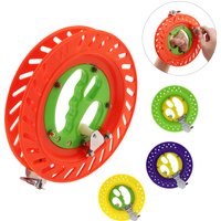 1 Piece Four color Hand Holding ABS Fishing Wheel with Anti Reverse Bearing Pesca, Hand Reel Line Winder Fishing String Bobbin
