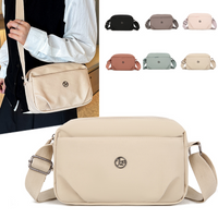 Crossbody Bag for Women Large Capacity Waterproof Nylon Multi Pocket Adjustable Wide Strap Travel Shoulder Satchel Daily Purse