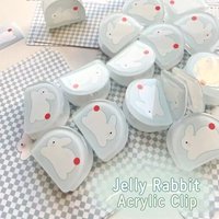 Kawai Jelly Pp Clip Tutu Acrylic Sticky Note Test Paper Hand Account Cute Little Fresh Student Lovely Office School Supplies