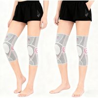 Professional Knee Support Compression Knee Sleeve Anti Slip Silicone Knee Braces for Knee Pain Meniscus Tear