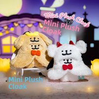 Plush Doggy Shawl Doll Hanging Toy 10cm Soft Polyester Fiber Fill Cartoon Maltese Line Dog Doll Gift for Girls