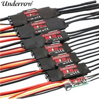 Hobbywing Skywalker 40A 50A 60A 80A 15A 20A 30A 100A 120A V2 Regulator Obrotów ESC z UBEC do Samolotów i Helikopterów RC