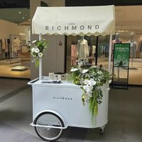 QZT Iron Art Night Market Stall Cart Display Stand Hotel Exhibition Stand Mall Sales Cart