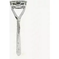 Interchangeable Blade Triple Razor Razor Bald Artifact (Stainless Steel)