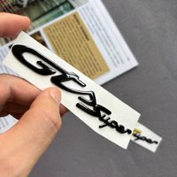 Motorrad weicher Kleber 3D für Vespa Piaggio GTS300 GTSsuper wasserdichtes Etikett LOGO Aufkleber schwarz und weiß modifizierter Aufkleber