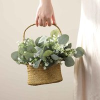 30/40Pcs Artificial Plant Silk Eucalyptus Leaves Wedding Bridal Accessories Clearance Home Room Table Decora Garland Celebration