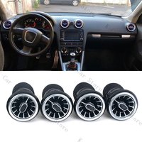 For Audi A3 8P 2004-2011 LED Ambient Light Front Dashboard Air Condition Vent Outlet Interior Trim Custom Made Car Accessories