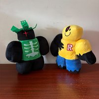Super Cute Anime Game Forsaken Character Killers 1x1x1x1 and John Doe Plush Toys Chance Peripherals Plushie Doll Desktop Decor
