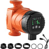 Pompe de circulation haute efficacité SucceBuy 42/58/117 LPM, hauteur de refoulement maximale 4/6/11m, raccord fileté, clapet anti-retour pour système de chauffage domestique