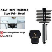 For Bamboo Lab A1 mini Hotend Kit with 0.2/0.4/0.6/0.8mm Hardened steel Nozzle For Lab A1 Replace Hotend Kit For A1 Hotend kit