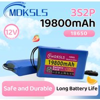 2026 High - Capacity 12V 5000mAh Li - Ion Replacement Battery for CCTV, LED Lamps, and Camera Monitors