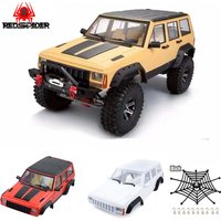 RED SPIDER Painted Cherokee Body 313mm 12.3" Wheelbase Plastic Car Shell for RC Crawler Axial SCX10 & SCX10 II 1/10 90046 90047