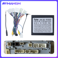Android-Autoradio-Stromkabelkabelbaum passend für Toyota Prado/Land/CHR/RAV4/Camry/Corolla 16-Pin-Autoradio-Kabel Canbus-Box