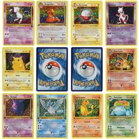 151Pcs 1996 first generation Pokémon card Charizard Pikachu Mewtwo Blastoise Collecting card toys English version French version