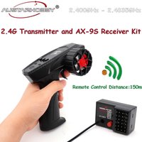 AUSTARHOBBY 2.4GHz 3CH Digital Transmitter with 4CH AX-9S Receiver Radio System Transmitter For Remote Controller RC Car Boat