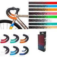 1 pair PU EVA Cycling Bike Accessories Anti-Vibration Bicycle Handlebar Tape Bicycle Wrap Handlebar Belt Bike Tapes