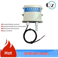 RS485 Modbus RTU waterproof temperature sensor analog 0-5V 4-20mA temperature and humidity sensor probe 5-30V