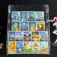 Ptcg 18pcs DIy Cartoon Anime Self-Control Mewtwo Pikachu Charizard Eevee Collect Trading Signature Card Child Birthday Gift