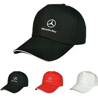 Racing Car Logo Visor Sun Hats Moto GP Outdoor Baseball Cap Hip Hop Hat For Mercedes Benz AMG A C E S Class W201 W210 W108 W204