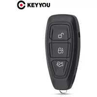 KEYYOU 3 Buttons Remote Car Key Shell For Ford Focus C-Max Mondeo Kuga Fiesta B-Max Winning Titanium Keyless Case Replacement
