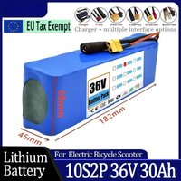 10S2P 36V 30000mAh 18650 Lithium-Ionen-Akku 1000W Hochleistungs- und Hochkapazitäts-36V-Motorrad-Roller-Akku