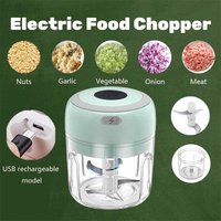 250ML Electric Kitchen Food Chopper Mini USB Food Crusher Portable Meat Grinder Vegetable Chopper For Kitchen household Outdoor