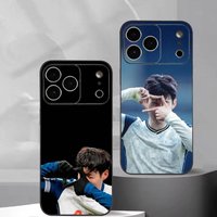 Heung Min Son KR Sports Star Phone Case For iPhone 17,16,15,14,13,12,11 Plus,Pro Max, Soft Silicone Black Cover